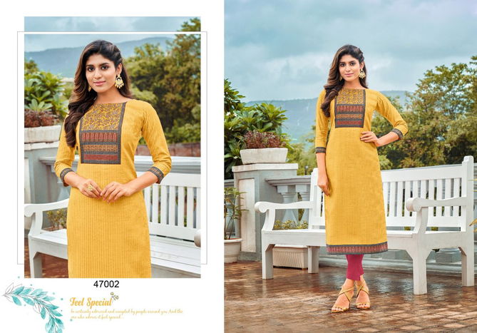 Kapil Trendz Kissmiss Ethnic Wear Wholesale Kurti Collection